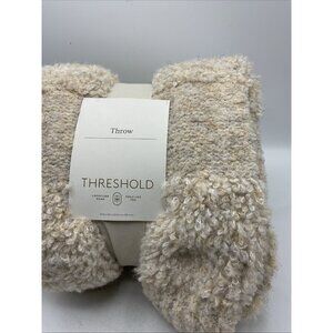 Threshold Cozy Bubble Knit Throw Blanket 50" x 60"